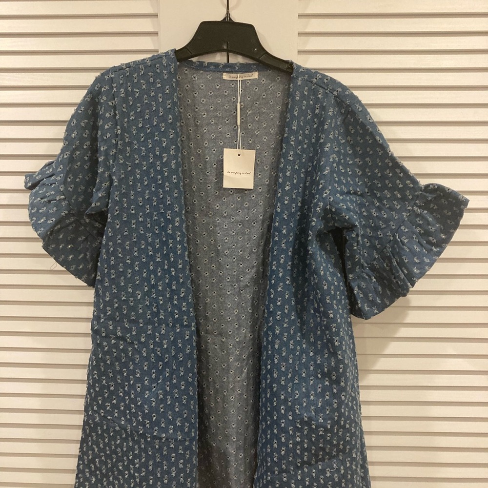Brand new Denim kimono